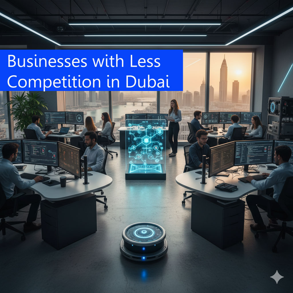 Businesses with Less Competition in Dubai
