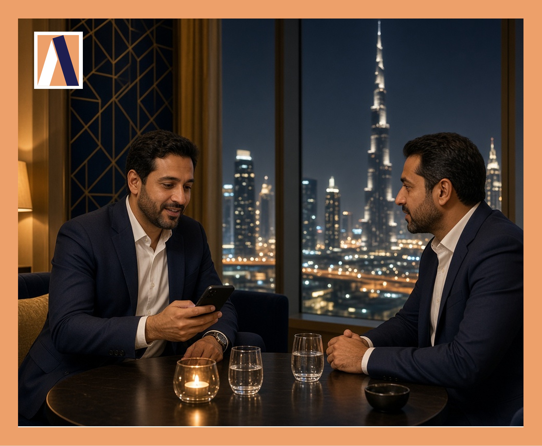Follow-up meeting after exhibition networking in Dubai
