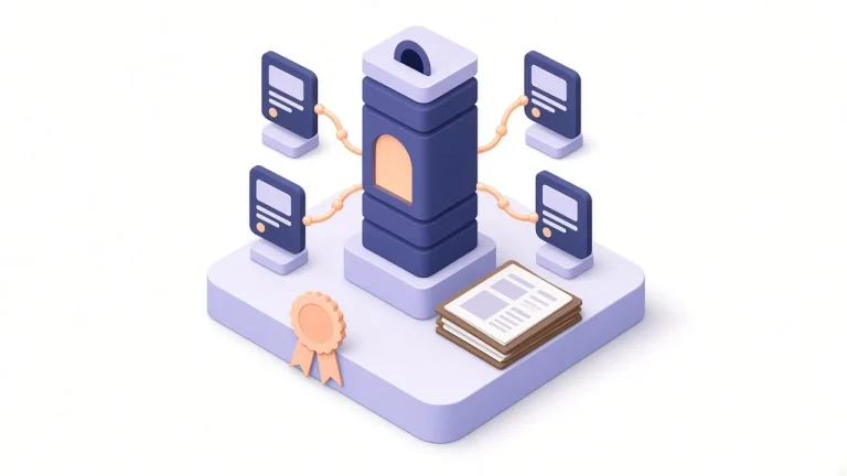 Websites linking to a rising central site representing authority